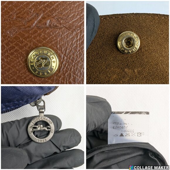 Longchamp Le Pliage Nylon Blue Handbag – Preloved, Original, Fast Shipping! - Picture 5 of 15